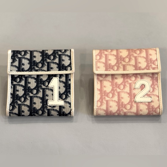 Dior Trotter 1 & 2 Compact Wallet Bundle - Picture 1 of 11